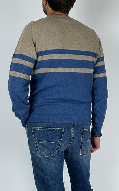REFRIGIWEAR Maglia Uomo mod. COLIN STRIPE PULLOVER