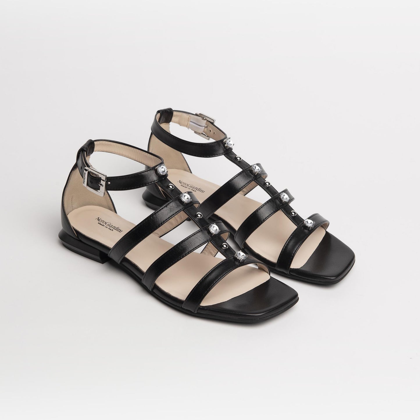 Sandali Donna NERO GIARDINI-mod.E218432DE.A