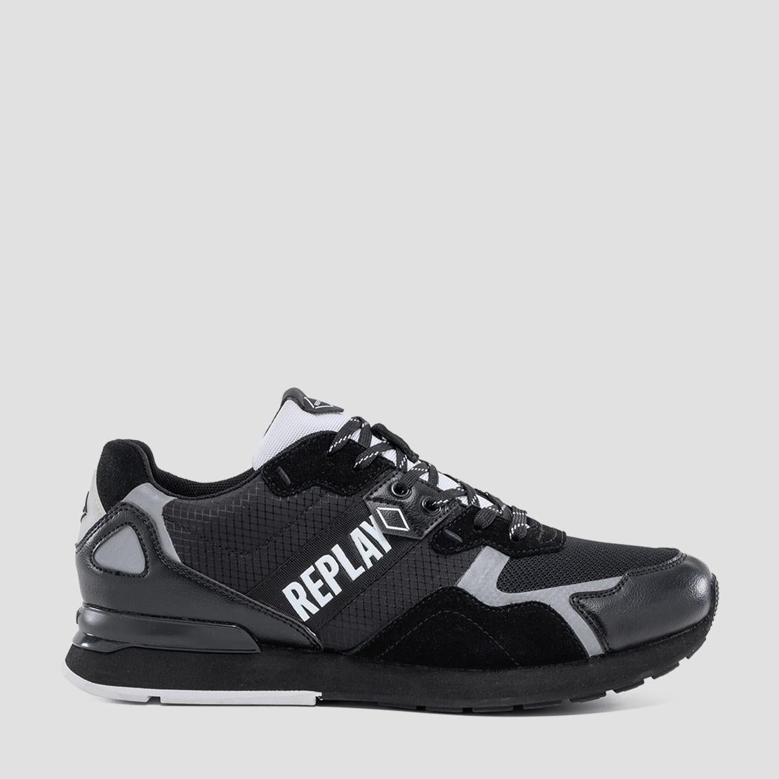 Replay Epic High Rbj, Scarpe da Ginnastica Donna, 003 Nero, 35 EU Replay Epic High Rbj, Scarpe da Ginnastica Donna, 003 Nero, 35 EU