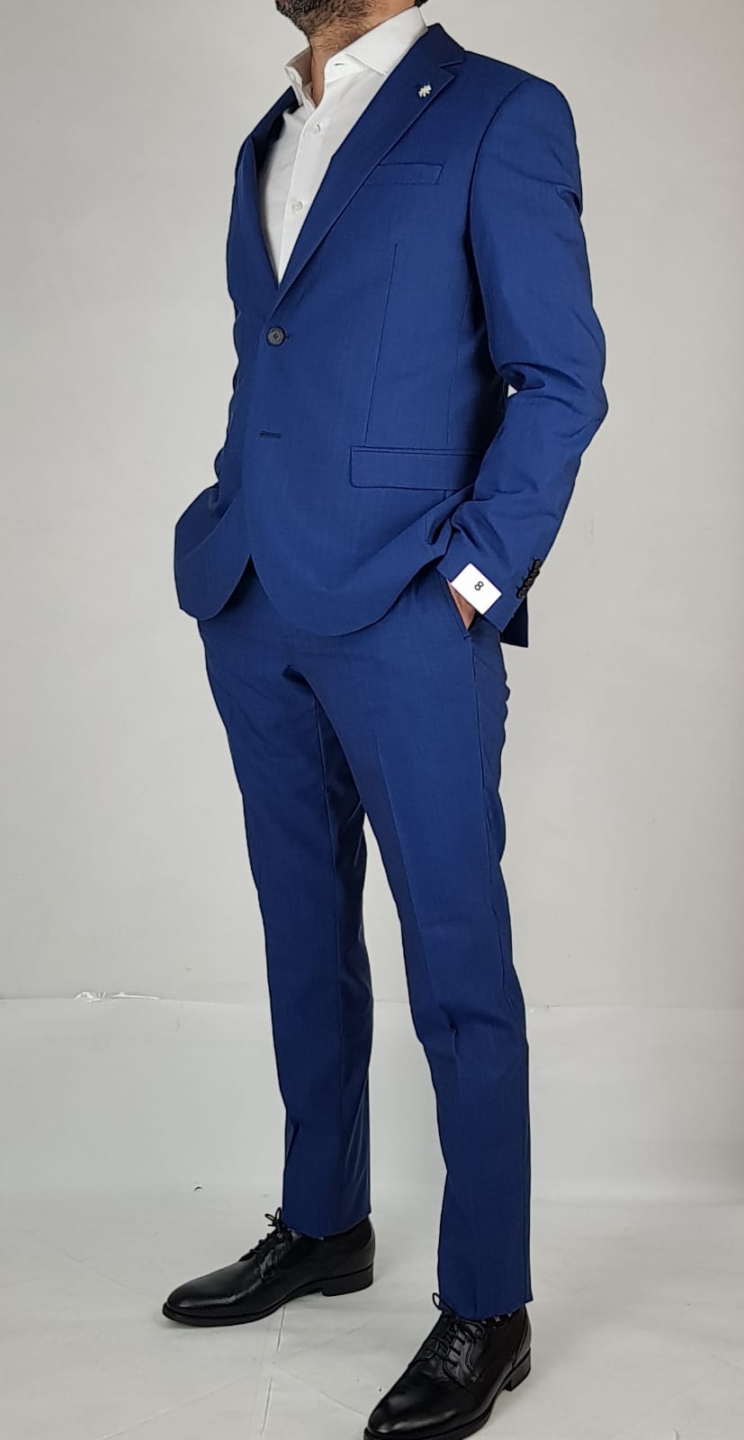 Giacca Uomo COOFANDY In Lino — Sakko Casual Slim Fit, Un Bottone, Tasche Con Patta, Per Tempo Libero