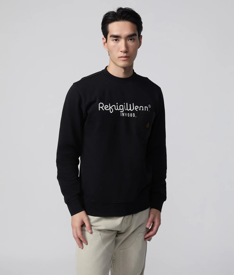 REFRIGIWEAR Felpa Uomo mod. PALMER SWEATSHIRT