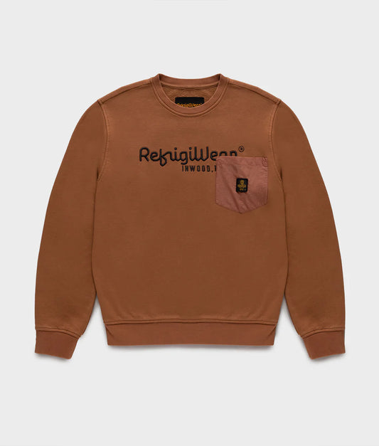 REFRIGIWEAR Felpa Uomo mod. PALMER SWEATSHIRT
