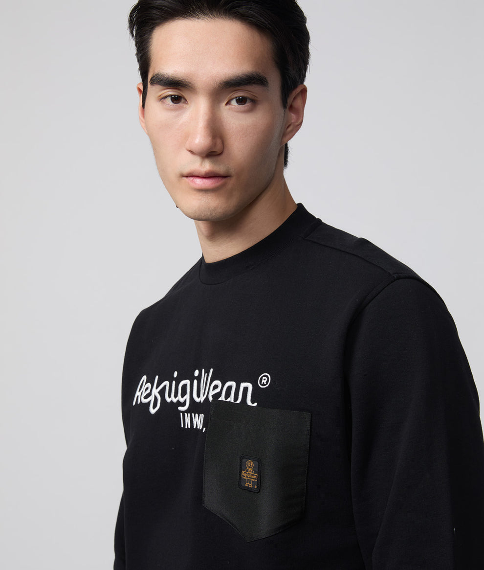 REFRIGIWEAR Felpa Uomo mod. PALMER SWEATSHIRT