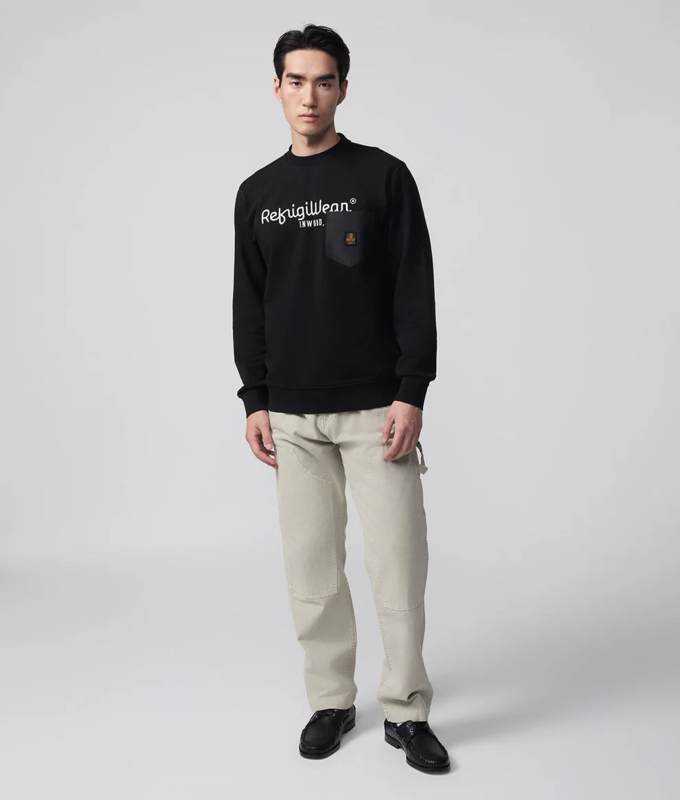 REFRIGIWEAR Felpa Uomo mod. PALMER SWEATSHIRT