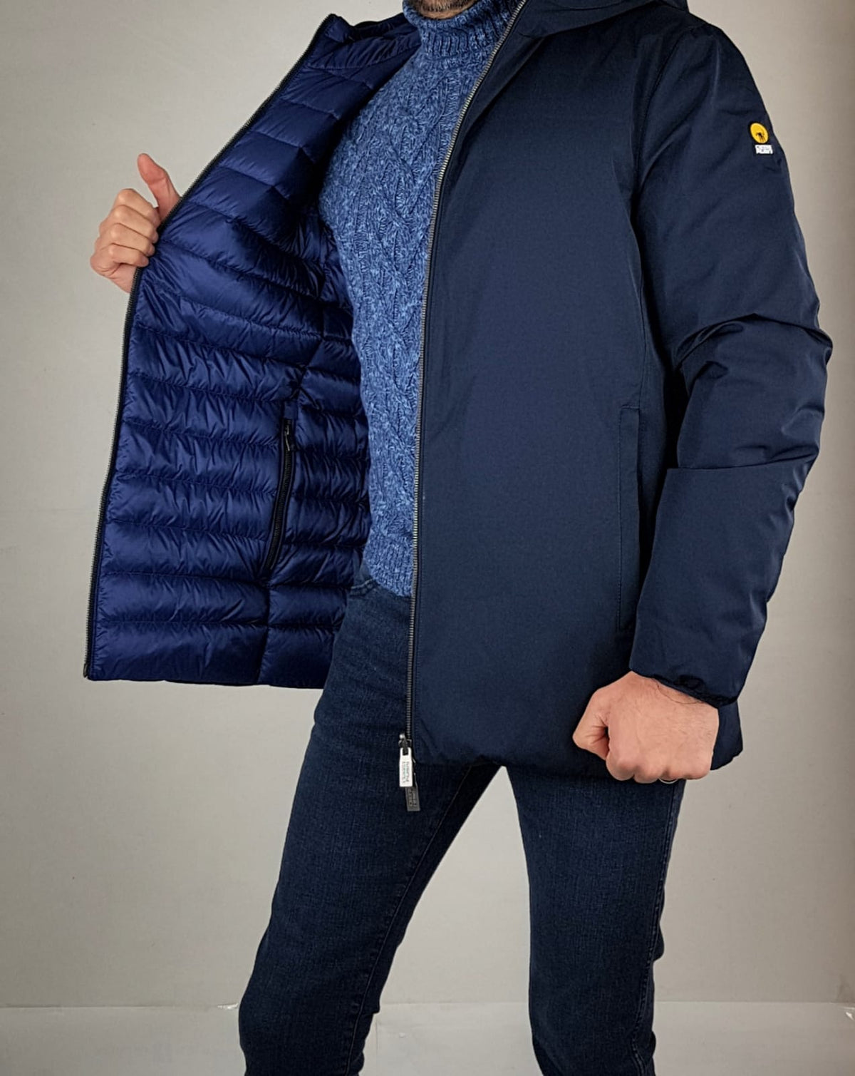 Blouson Homme Nordkapp XL - Bleu, Doublure Plume, Occasion Très Bon état
